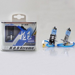 Галогеновая лампочка case TRD Blue Diamond H3 12V 55W 5000k (комп - 2 шт)